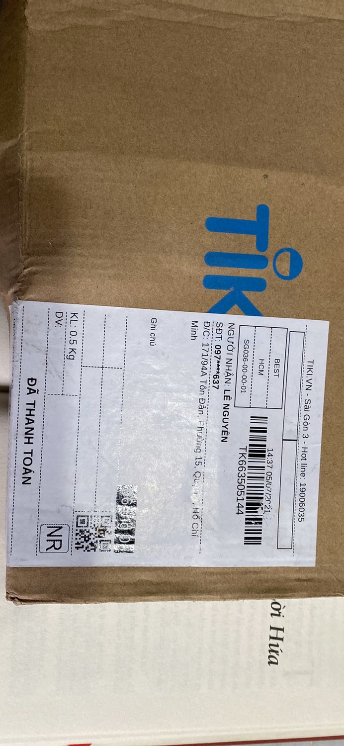 Sách mình nhận có vài trang lỗi ko có chữ
Shop xử lý giúp mình nhé
Cảm ơn bạn.