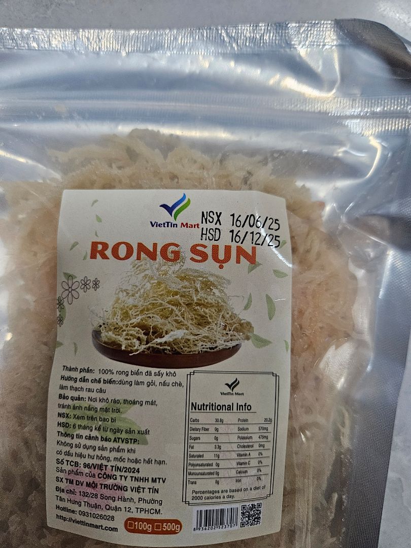 Mua lương khô mà giao bịch rong sấy khô, *** đảo