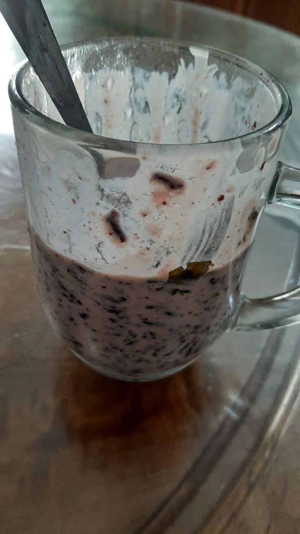 Nấu nên cho nước gấp 2,5 lần, cơm dẻo thơm. Làm sữa chua nếp cẩm ăn ngon như mua hộp, ăn thích lắm ...