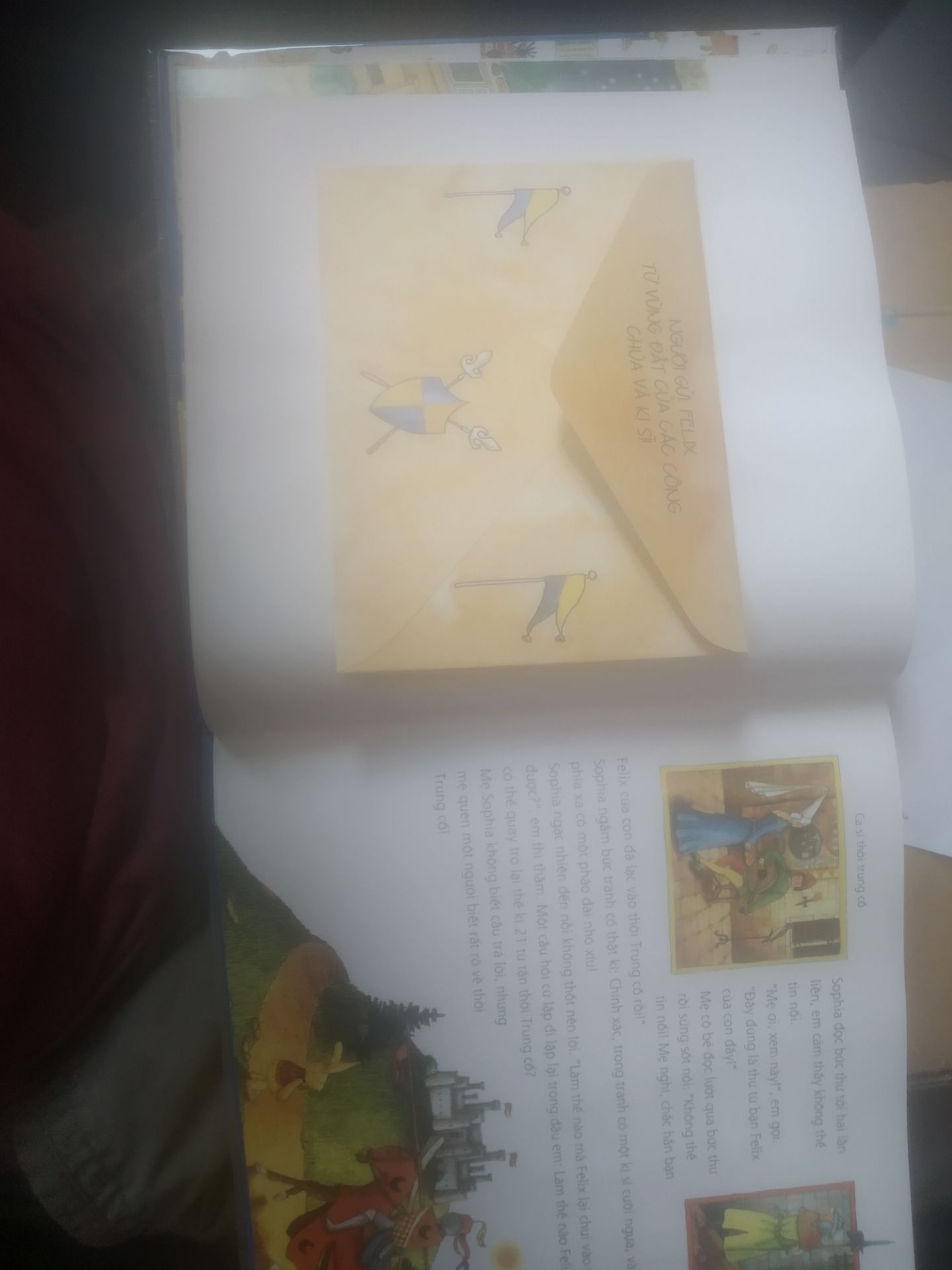 Cuốn sách rất hay, hình vẽ đẹp, đặc biệt là bức thư của Felix!