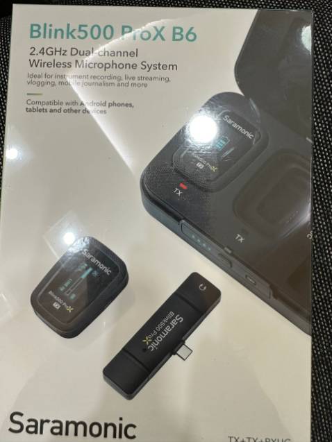 Mình tìm cho Android Shop giới thiệu ProX b6 dùng quá ổn hơn mong đợi, đúng là tiền nào của nấy mn ơi, ghi âm siêu đỉnh, lọc âm tốt, mic này dùng được 2 người, khoảng cách thu 50m truyền âm ổn áp.