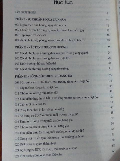 TIKI giao hàng cẩn thận.
        Sp phù hợp với người thích thám hiểm, đi dã ngoại. Còn không thường xuyên đi thì không nhất thiết phải mua, bởi 100 kỹ năng đa số là về khủng bố, thảm họa, trong các tình huống có vẻ ít xảy ra tại VIỆT NAM, các bạn có thể lên youtube, hay google tìm hiểu còn hay hơn. ĐƯƠNG NHIÊN, AI THÍCH DU LỊCH, ĐI LẠI THÌ MUA VẪN CÓ ÍCH HƠN.