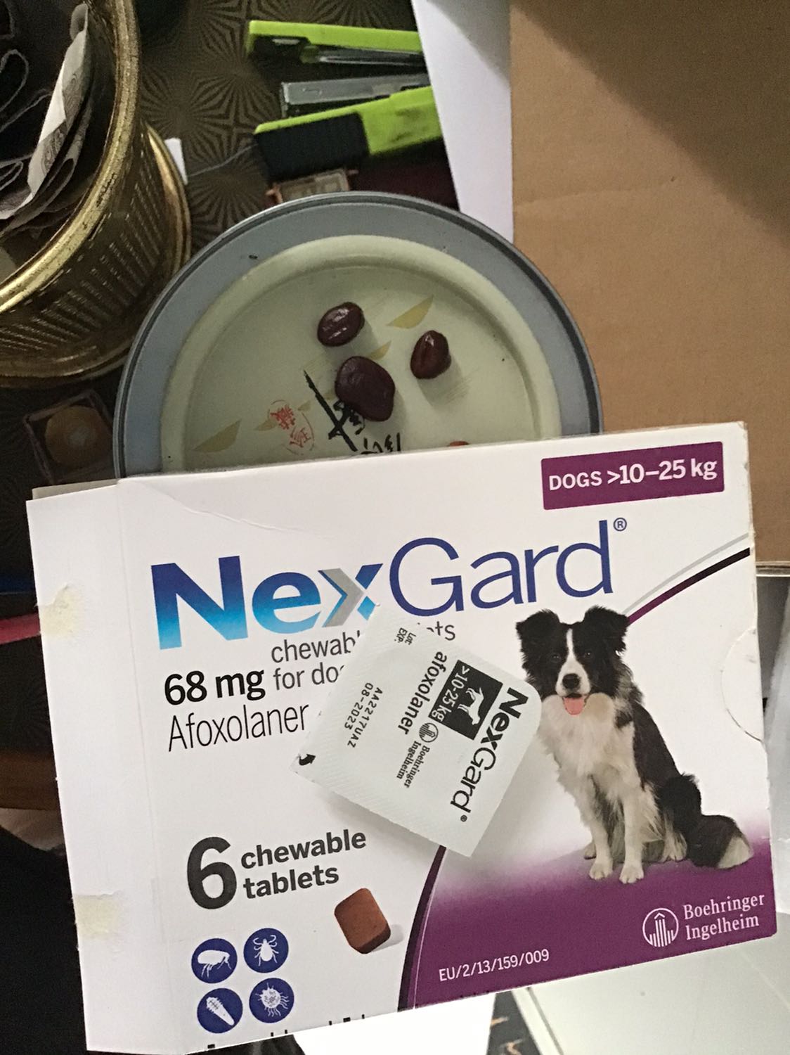 Giao hàng nhanh, thuốc thơm mùi thịt bò. Đặt thuốc nexgard 10_25kg mà giao thuốc nexgard 10_25 kg