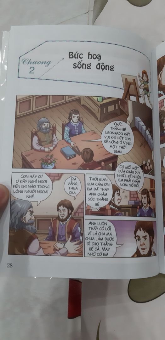 Sách viết về danh nhân thế giới theo thể loại truyện tranh, phù hợp với các bé tiểu học.