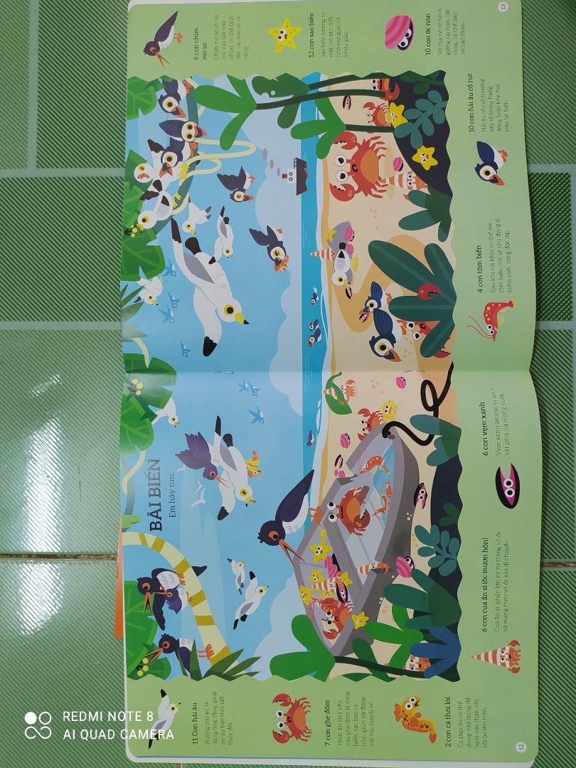 màu sắc và hình ảnh đẹp cực kỳ luôn. nội dung hấp dẫn. nhưng nhiều chi tiết quá dễ gây rối mắt cho bé lắm