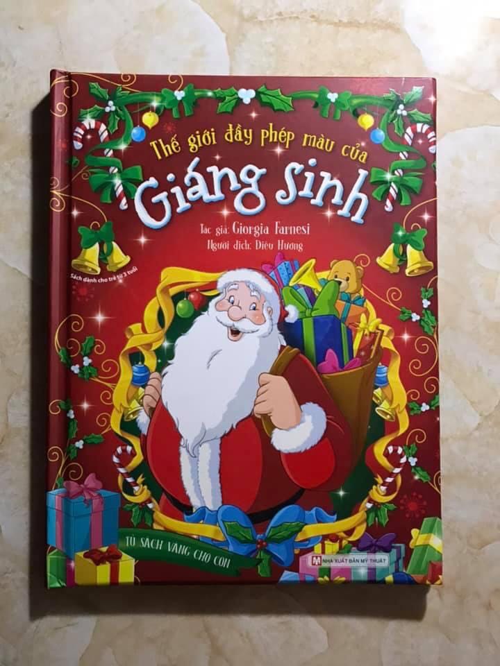 Sp cực kì đẹp hợp cho bé mùa noel
Bìa cứng khổ lơn in màu toàn bộ giấy láng
Cực kì mê