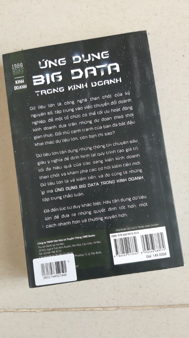 Đã đến lúc tư duy khác biệt.Hãy tận dụng dữ liệu lớn để đưa ra những quyết định tốt hơn, một cách nhanh hơn và thường xuyên hơn
