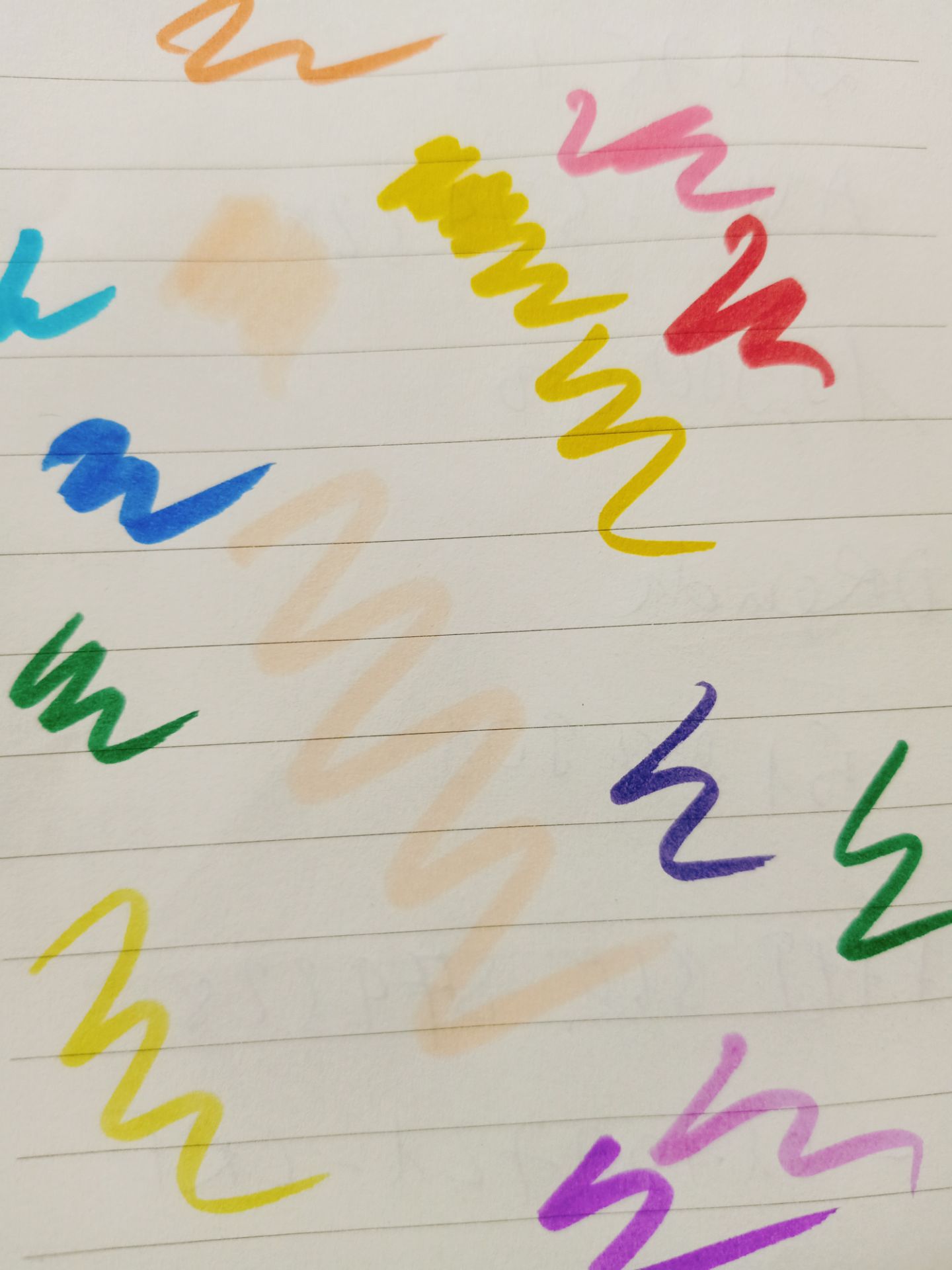 đầu bút viết cứng, k giống bút lông, màu lên tạm, k tươi như màu chụp trên hình (chắc tại cam điện thoại tự động nâng tông màu)