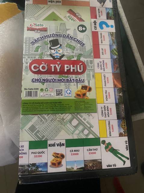 Giao hàng nhanh đang dịch vậy mà cũng nhanh ghê, cờ đẹp, đầy đủ, đóng gói kĩ càng, đáng tiền, okee
Hàng bọc bao bì nilon chuyên nghiệp uy tín phết! Đã từng mua nhiều sp của shop tất cả đều ưng ý, bộ cờ chốt hơi chặt, nên khi mở ra cẩn thận nêu không dễ bị gẫy phí đi
Giá này ok rồi, chơi tăng tư duy ra phết Giao hàng nhanh đang dịch vậy mà cũng nhanh ghê, cờ đẹp, đầy đủ, đóng gói kĩ càng, đáng tiền, okee
Hàng bọc bao bì nilon chuyên nghiệp uy tín phết! Đã từng mua nhiều sp của shop tất cả đều ưng ý, bộ cờ chốt hơi chặt, nên khi mở ra cẩn thận nêu không dễ bị gẫy phí đi
Giá này ok rồi, chơi tăng tư duy ra phết