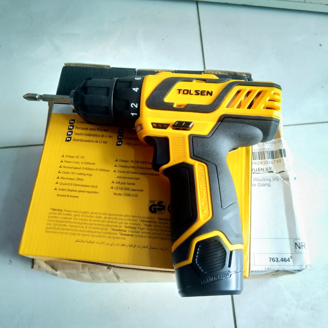 Hàng tốt nhất trong phân khúc giá. Máy rất chắc và mạnh. Bắt vít ok. khoan tường 6li bình thường. Có điều lần nàu tiki giao hơi lâu(như không có hàng sẵn)