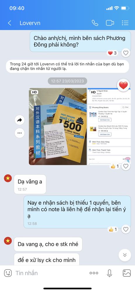 Shop bán hàng rất vô trách nhiệm, thiếu hàng không báo trước khách mà cứ thế gửi thẳng rồi kèm theo tờ giấy kêu tự liên hệ để lấy lại tiền. Ok liên hệ rồi hẹn chuyển khoản đôi ba lần vẫn không thấy đâu. Tiền không đáng là bao nhưng phục vụ kiểu này rất khó để mà thông cảm.