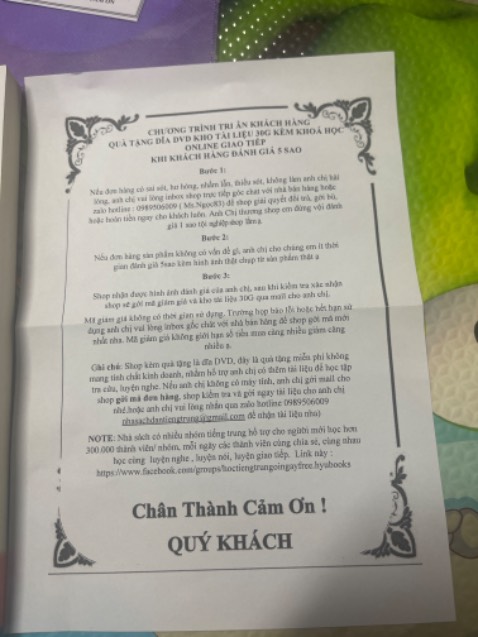 T1 giá quá rẻ 
T2 sách đẹp bìa đẹp
T3 shop rất chân thành và cầu thị
T4 chúc shop làm ăn thuận lợi