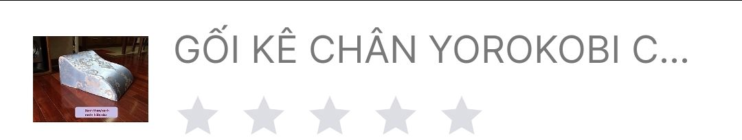 gối kê chan tot, êm, phu hop cho nguoi gian tinh mach