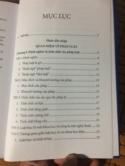Nội dung tuy sơ lược nhưng rất đủ ý và dễ hiểu. Tuy tác giả nói rằng sách viết cho người ngoài nghề (luật) nhưng đối với mình, nó là một quyển đại cương độc đáo, phân tích và so sánh rất nhiều nguồn từ các tư liệu luật học kinh điển. Sinh viên luật càng nên đọc cuốn này.
