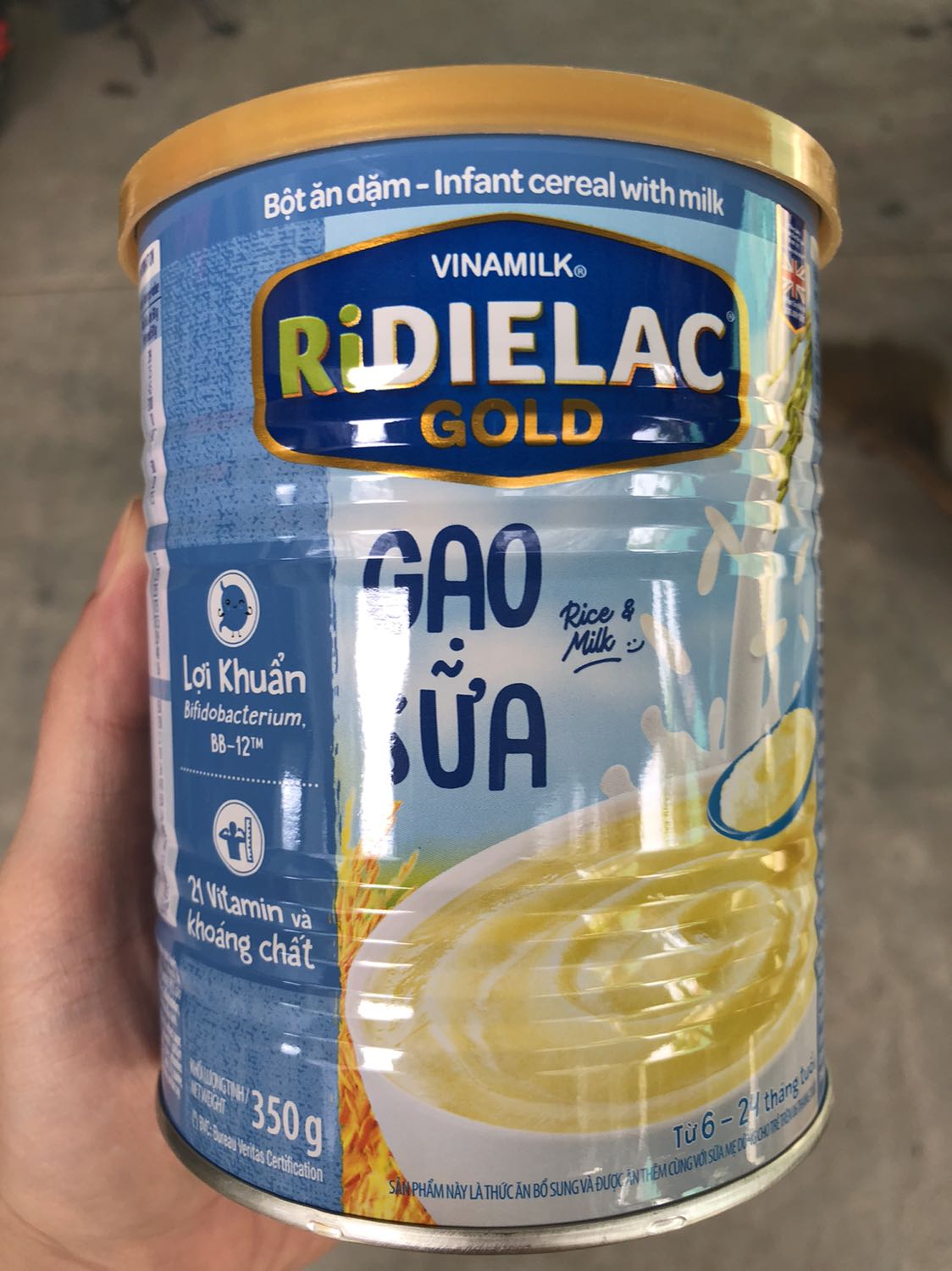 Vị gạo sữa rất thơm, bé của mình rất thích vị này