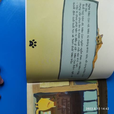 Sách mới 100%, hình ảnh minh hoạ dễ thương. Bé nhà mình rất thích. Mình mua lúc sale nên được giá tốt. Thật sự rất vui.