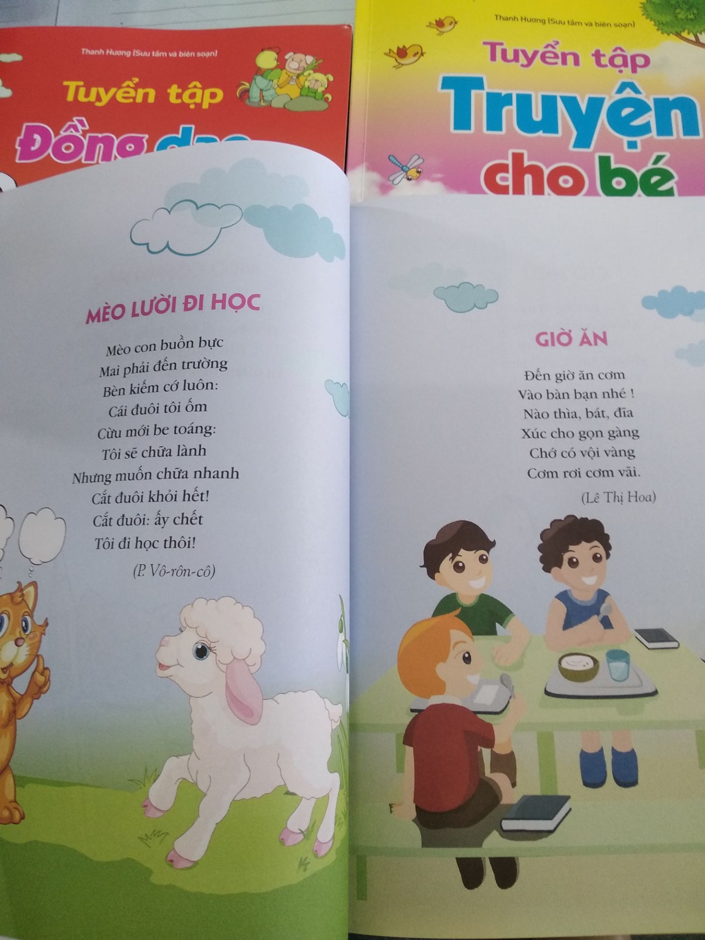 sách to, chữ to không lo đau mắt, in mầu đẹp lại không bị bóng, lóa. nội dung hay, mình mua cho bé lớp 1 tập đọc, rất phù hợp cho các cô giáo mầm non nữa nhé