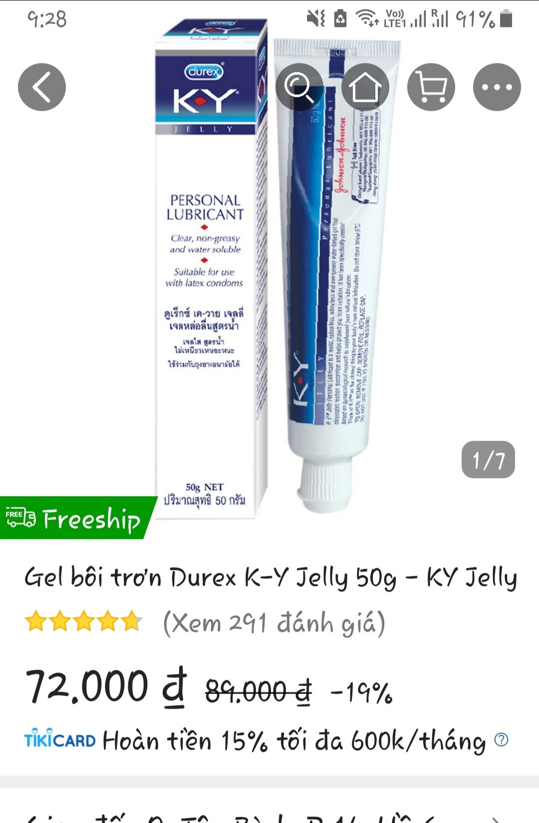 San pham nay giá ca hop lý, gia duoc giam nen minh quyet dinh mua. San pham nay la mot trong nhung san pham duoc dung nhieu cua Durex. Dich vu giao hang nhanh cua Tiki rat dung gio, va luon luon giao hanh truoc thoi gian du kien, dieu nay lam minh rat thich dich vu giao hang nhanh. San pham nay giá ca hop lý, gia duoc giam nen minh quyet dinh mua. San pham nay la mot trong nhung san pham duoc dung nhieu cua Durex. Dich vu giao hang nhanh cua Tiki rat dung gio, va luon luon giao hanh truoc thoi gian du kien, dieu nay lam minh rat thich dich vu giao hang nhanh.