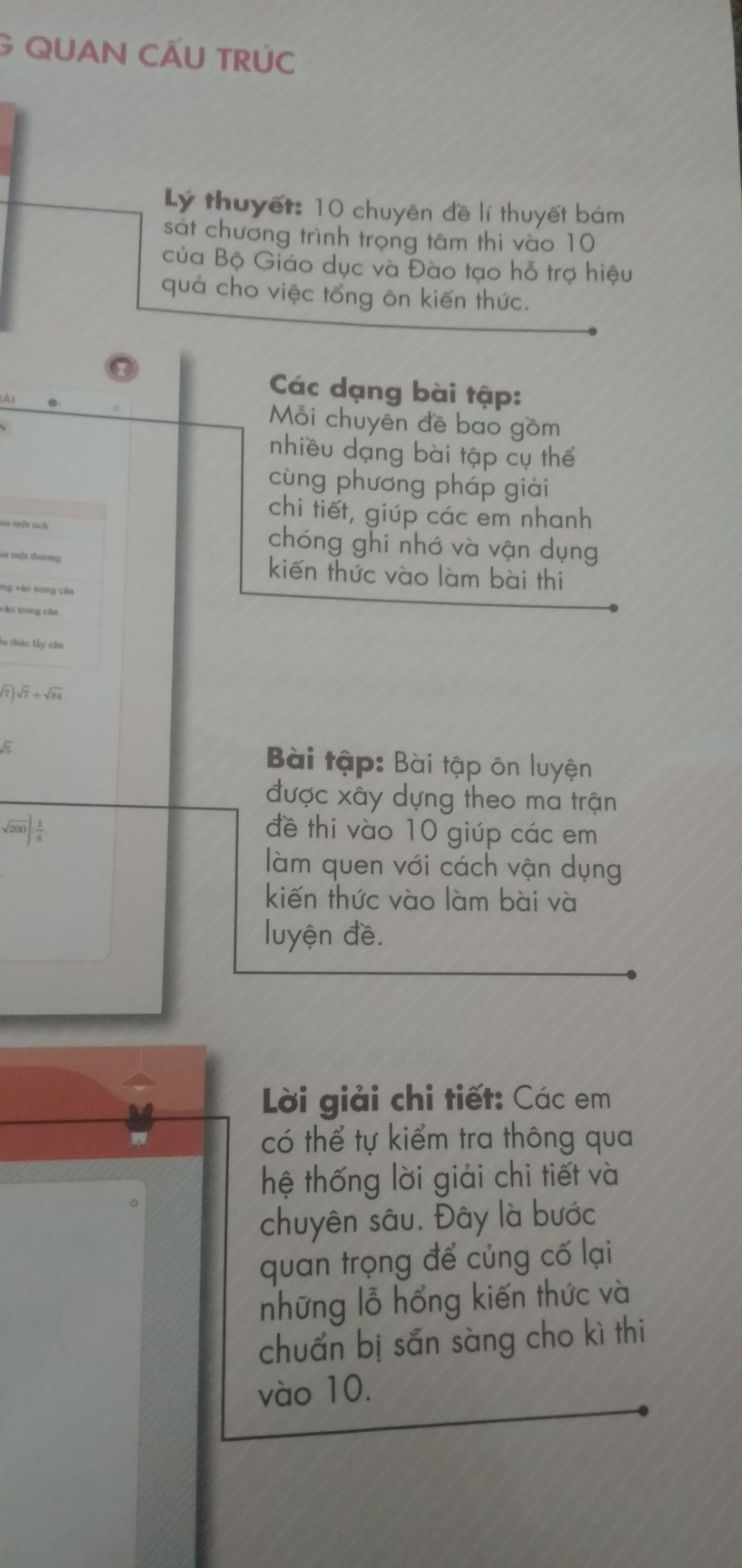 Mình ở tỉnh lẻ, đặt trong tình hình dịch căng thẳng mà hàng vẫn giao rất sớm, anh shipper rất lịch sự, đáng yêu. 5 sao cho tựa sách, 5 sao cho shipper. 

Về mặt hình thức, hàng được gói bằng bìa cẩn thận, nhưng không có ni lông bọc bên trong, nếu đi ngày mưa rất dễ bị thấm nước. Shop giao về đúng hàng, bề ngoài sách mới, thơm. Bên trong sách trang trí rất cẩn thận, khoa học, nhìn rất hợp mắt, phân chia nội dung rất rõ ràng.

Về mặt nội dung, mình mới xem qua chưa đánh giá được nhiều. Nhưng sách ổn, đầy đủ các dạng bài và mỗi chuyên đề có đầy đủ lý thuyết, đầy đủ các dạng và có hướng dẫn, ví dụ cụ thể, có bài tập cụ thể, mỗi dạng bài đều có trích đề từ các tỉnh để các bạn làm quen. Không biết có phải đầu sách mới ra không nhưng vẫn thích hợp cho 2007 mua về ôn luyện. Sách rất đáng mua.