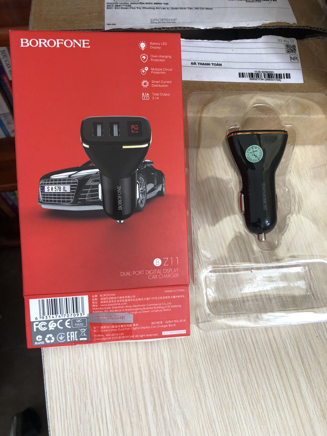 Giao hàng không đúng như hình đăng bán
Cái mình cần là 2 cổng usb và 1 ổ cắm 12V
Xin shop đổi lại cho mình nhé
Cảm ơn nhiều