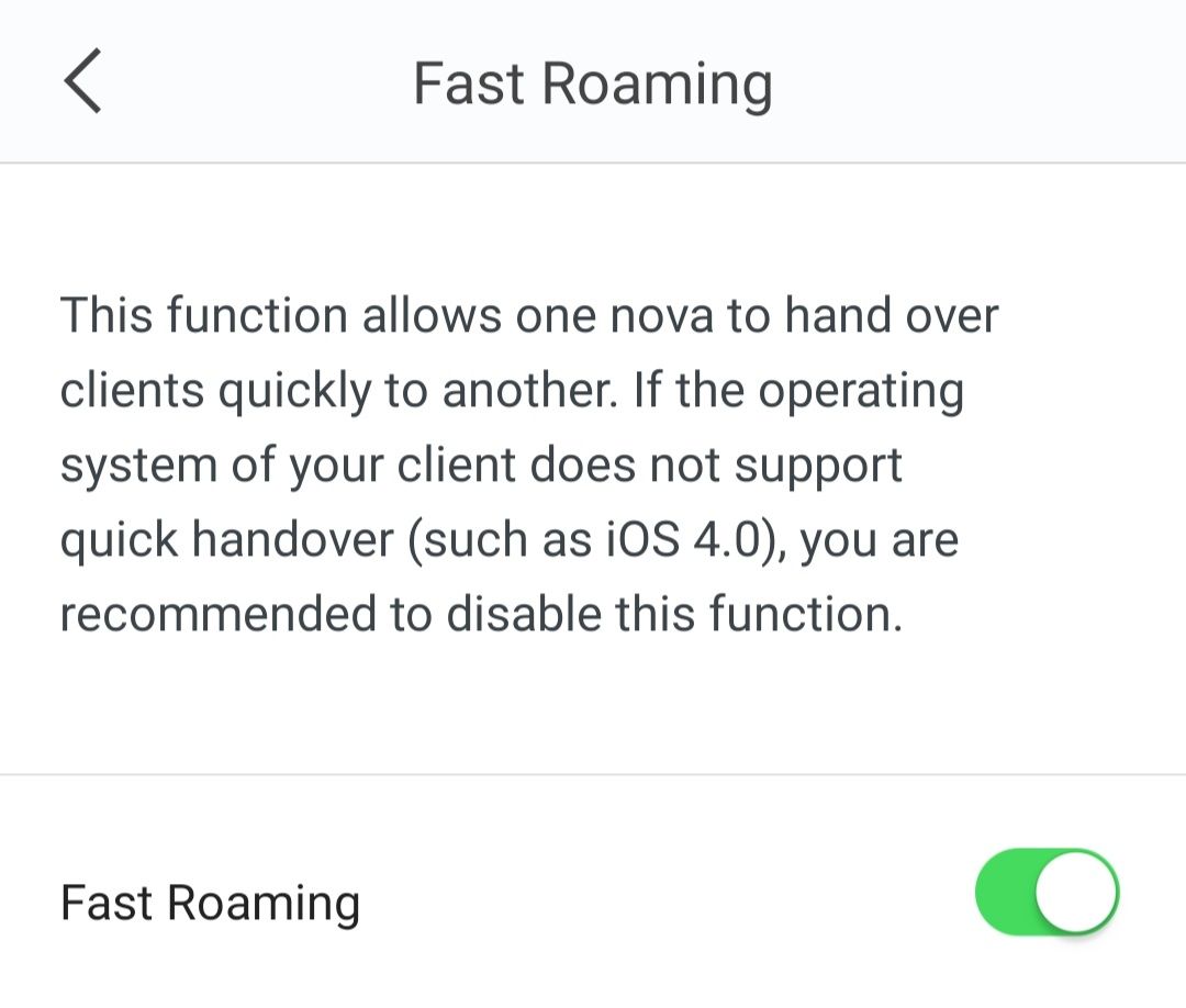 Để chuyển mạng nhanh các bạn nên bật tính năng Fast Roaming. Mình đã mua 6 bộ mesh 3 cục cho người thân, dùng vài năm rồi chưa thấy vấn đề gì. Gần đây mới thấy Tiki Trading bán, lại đang cần 1 bộ nên mua luôn. Giá cả hợp lý + giao nhanh.