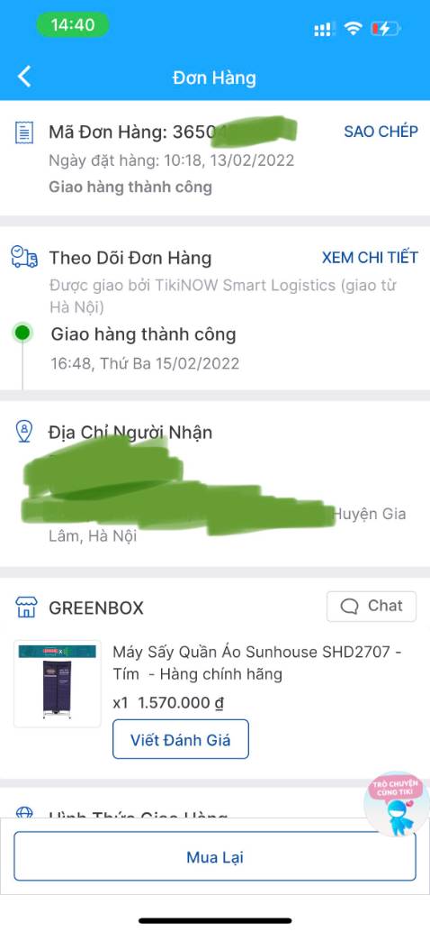 Hàng hư mà vẫn dán tem giao cho khách (mọi người lưu ý quay video nhận và khui hàng cẩn thận nhé) phản hồi thì đùn đẩy cho bên giao, thiếu trách nhiệm; ko uy tín
Người mua nhớ mua và kiểm tra hàng sớm nhé, ko là phải dùng hàng hư đó!