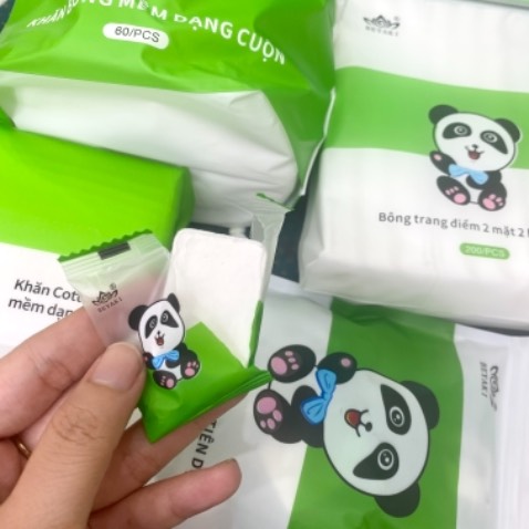 Đóng gói ổn, chất lượng khăn tốt, mềm, êm. Khăn nén chất vải dày, thấm hút nhanh lắm. Đáng tiền lắm nhe. 
Bị lỗi chính tả trên bao bì nha chủ shop. Nhưng cũng không ảnh hưởng gì, viên nén nén chặt chắc lắm, okela nha.