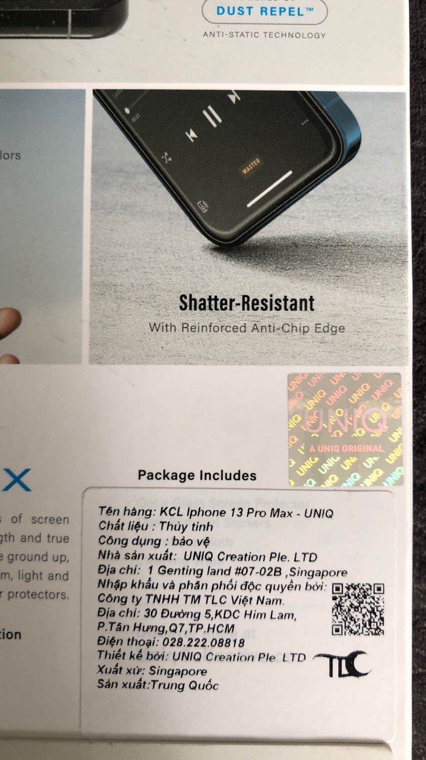 Miếng dán quảng cáo là dành cho iphone 13/13 pro mà ko phải. Ko vừa với dt iphone 13. Đề nghị trả hàng