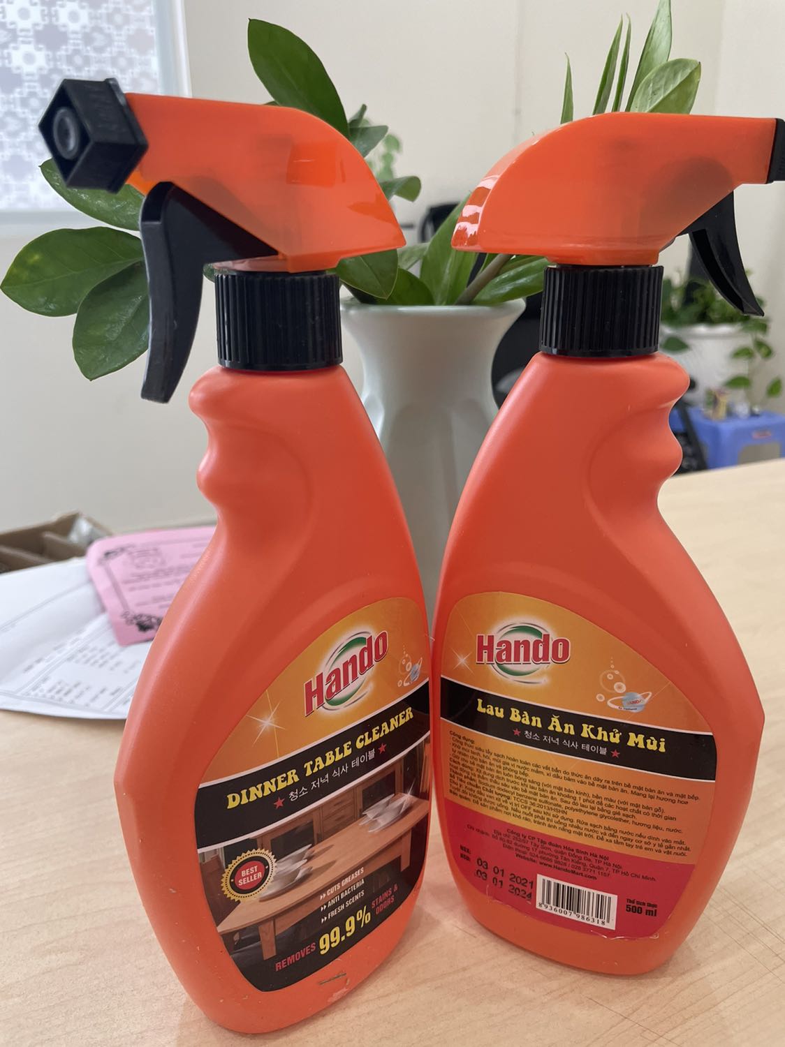 Đóng gói cẩn thận hàng chuẩn lau bàn thơm mùi quế rất là dễ chịu ????????????????