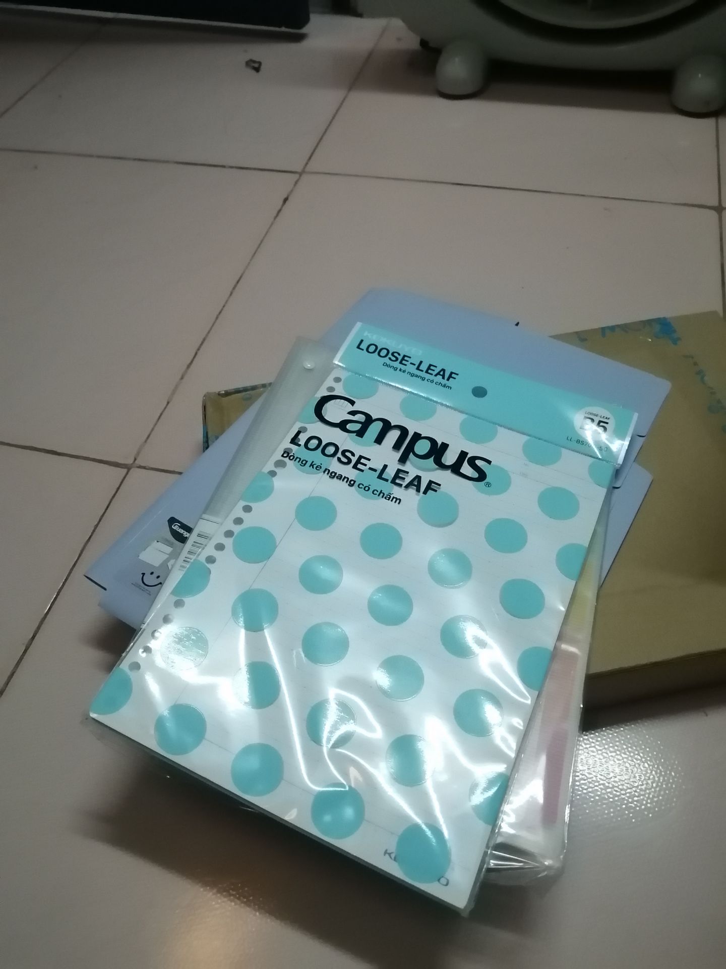 Sản phẩm tốt, giấy nhìn sang. Mình mua chung vs cuốn sổ còng campus, so sánh thấy màu giấy sáng hơn giấy trong sổ