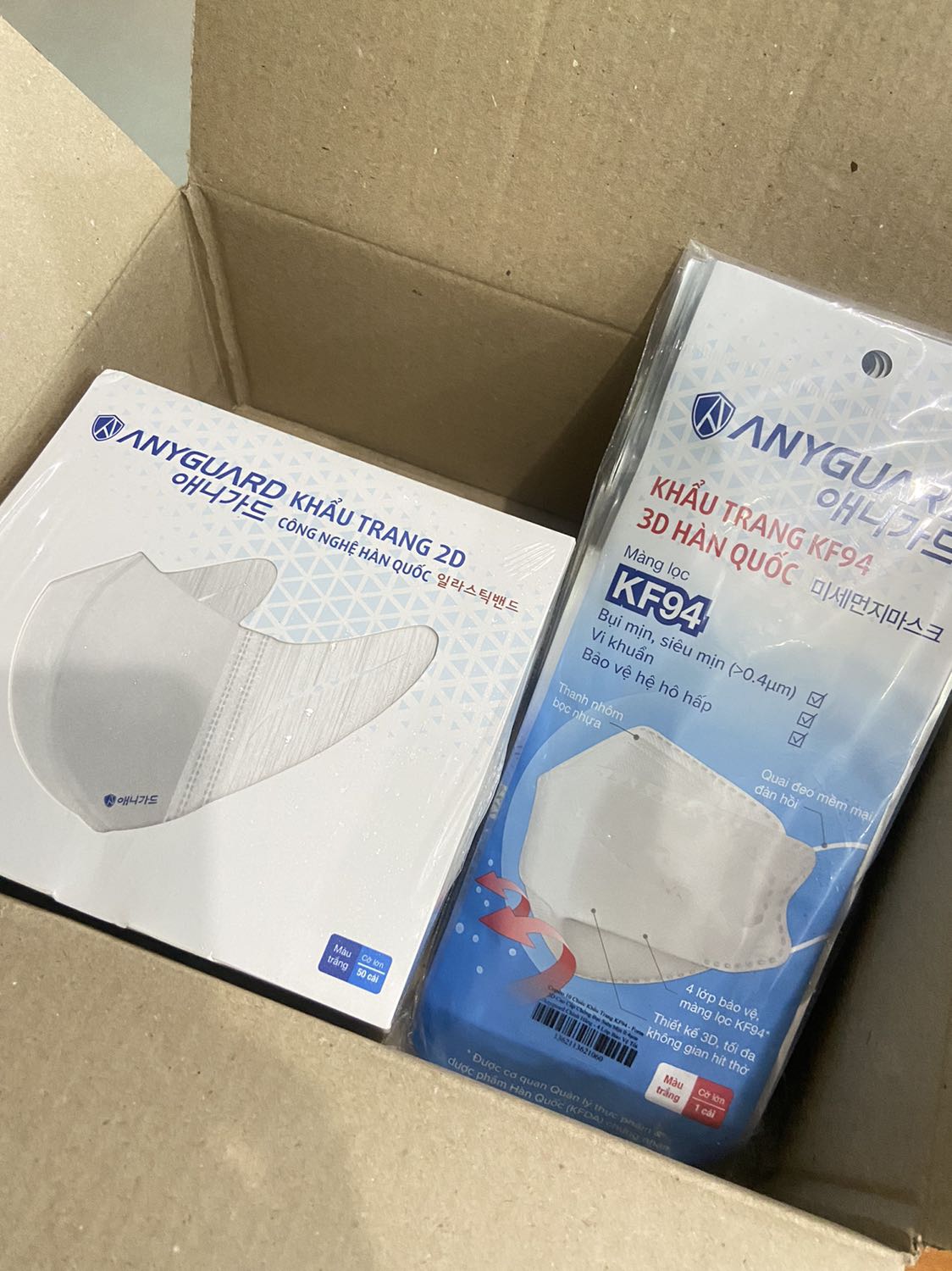 Giao hàng nhanh đóng gói cẩn thận. Khẩu trang Hàn Quốc nên rất an tâm 👍🏻