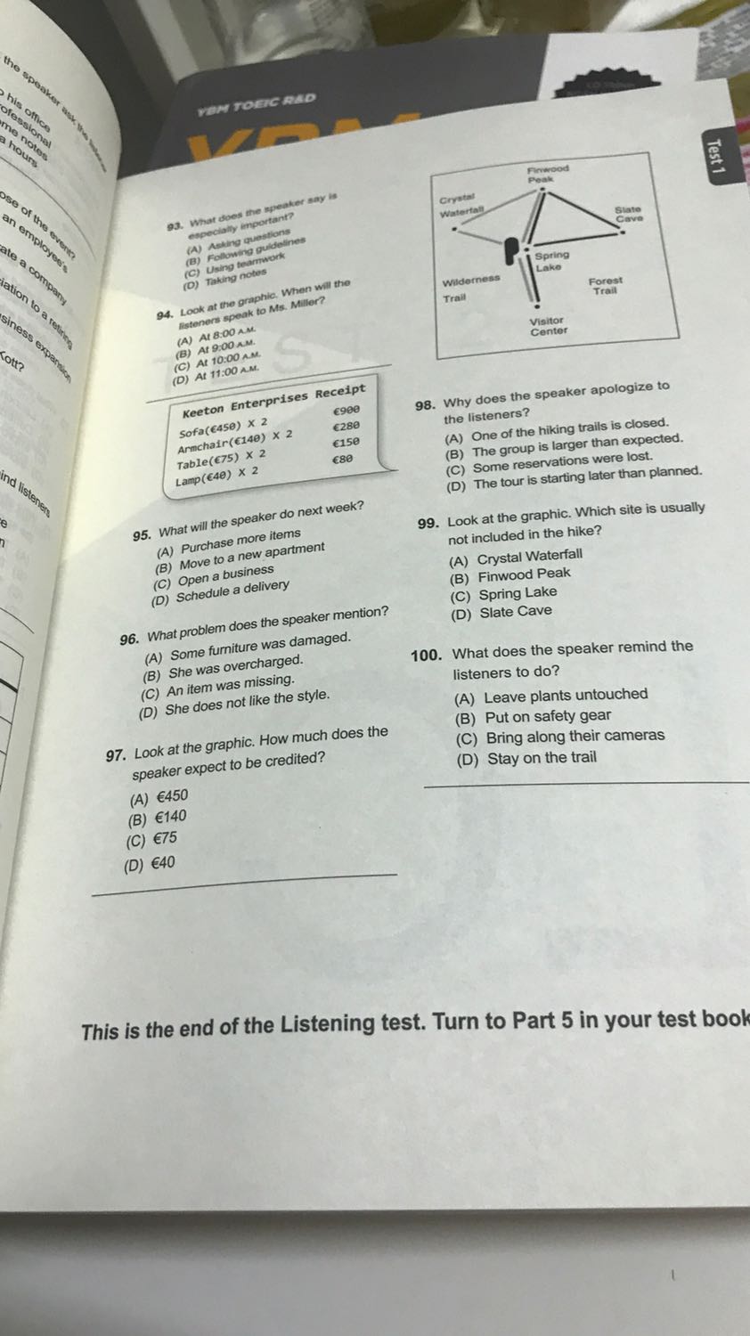 Giao hàng nhanh, nhân viên giao hàng thân thiện. Về sách nghe như ko kèm đĩa nghe hay link nghe. Mình liên hệ hỗ trợ kh thì đc gửi email link nghe. Chắc tiki sẽ có cách khắc phục trường hợp sau. Về cơ bản mình hài lòng về thái độ phục vụ. Còn về sách: trình bày bài *** dễ nhìn, chất lượng giấy tốt. Chưa làm thử bài *** nên ko biết mức độ.