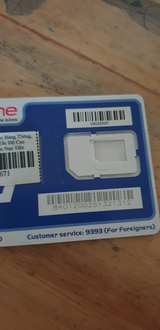 Đã nhận được Sim nhưng chưa sử dụng được ! 
Thấy mua ở Cellphones báo giá 1.4*** rẻ hơn mua trên này( trên này ghi giá 2.4*** trong khi thực tế 1.8***)
(Không biết sài đảm bảo không )