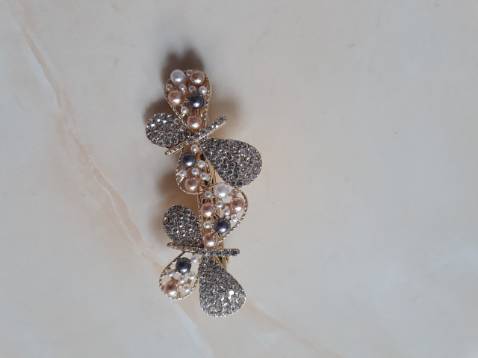 Kẹp tóc nữ hàn quốc NASI màu ngọc cao cấp xinh xắn dễ thương