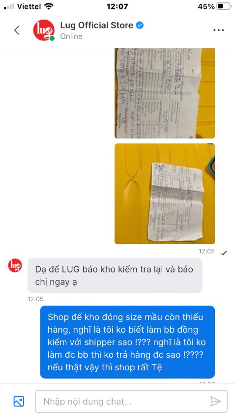 Nhà bán phục vụ kém: đặt combo  29+ 24 thì giao thành 20+ 24 do đó nhà bán thương lượng sẽ đổi LS802 trong đh là size 20 + balo thành size 28 +  balo vẫn màu xanh như khách đặt gồm cả 3 size & 2 mầu  như vậy khách bị thiệt thòi vì size 28 LS1157 ko có nên phải nhận mẫu LS802 xấu hơn nhưng cũng đã đồng ý ~ Thế nhưng shop lại giao khác thỏa thuận: 2 c size 20 & 1c size 24 cả 3 đều màu vàng & mẫu LS802 ddax sai mầu còn thiếu balo đi kèm,….1 câu thôi: shop này buôn bán bầy hầu chụp giựt giao nhầm/giao thiếu nghiệp vụ bán hàng & logistic dáng  01 * thôi !!!!