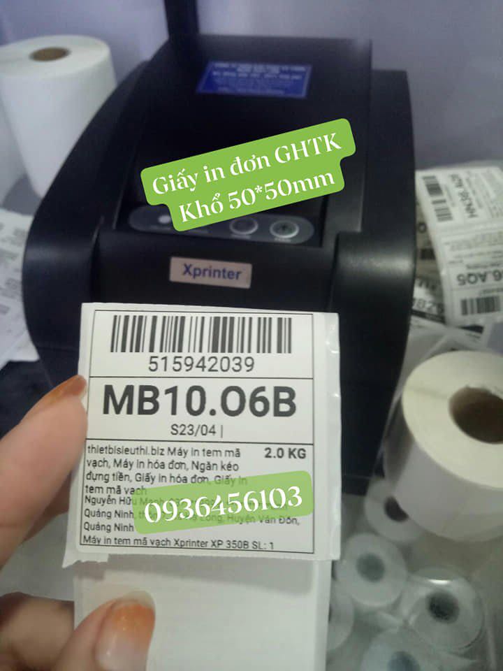 Quá tuyệt vời. Shop đóng gói siêu cẩn thận nha. Bọc nhiều lớp xốp nổ. Mua máy được tặng kèm 1 dây cáp 5m. 1 cuộn tem 50.50mm nữa. In qua điện thoại và máy tính ngon lành. Máy chạy êm lắm, Shop hướng dẫn sử dụng siêu nhiệt tình, có tâm. Kèm đầy đủ hướng dẫn và hoá đơn bán hàng kiêm bảo hành luôn nha.
Lườii chụp ảnh. Lấy tạm ảnh của shop. Máy đúng như shop quảng cáo luôn
Nên các bác có nhu cầu cứ đặt hàng shop này nha. Uy tín