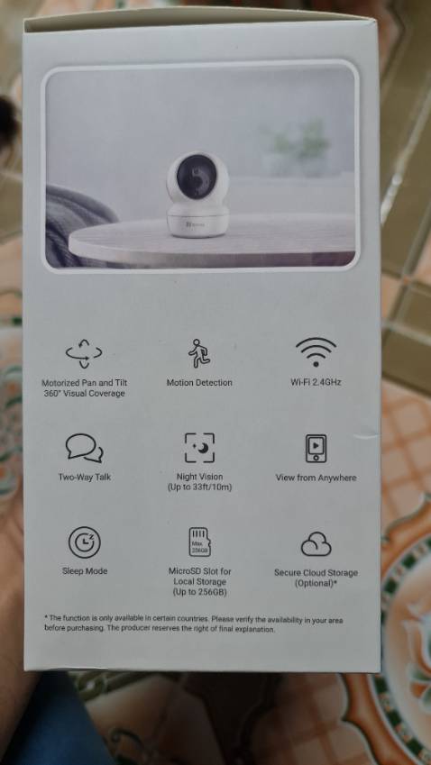 Đã kết nối camera ezviz c6n, sử dụng ok. Khá hài lòng trong tầm giá 555k.
Mình mua thêm 1 thẻ nhớ sd sandisk 64Gb Class 10 = 183k. Sử dụng cho con cam này.
Giao hàng nhanh chóng, đúng sản phẩm. Cảm ơn Tiki !