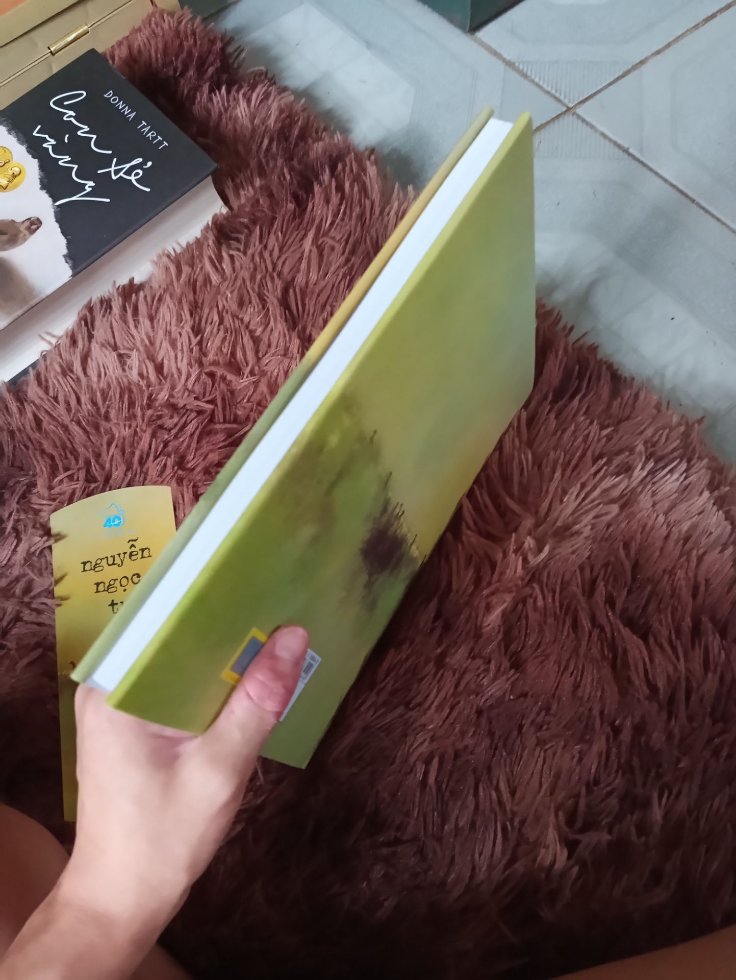 giao hàng nhanh, bao bọc rất cẩn thận( mong Tiki phát huy điểm này), sách rất đẹp, giấy chất lượng tốt, dày, gáy không bị gãy, nát, tranh minh hoạ kì công, phối màu rất hút mắt, đơn giản mà mộc mạc, phù hợp với không khí truyện.