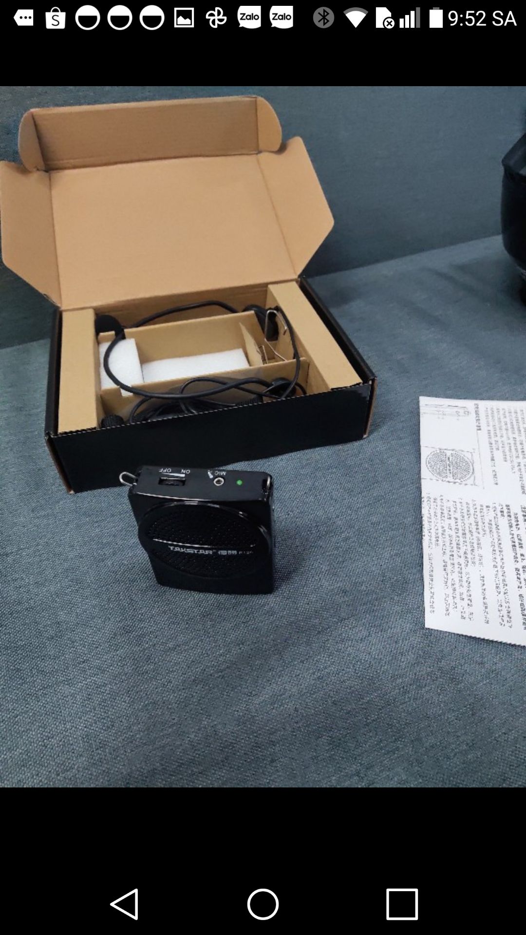 máy rất tiện lợi nhỏ gọn, nhỏ mà có võ, hàng đầy đủ tem mác, địa chỉ công ty. mình ở ngay hn nên đặt TIKI NOW shop giao nhanh lắm, đúng 1 tiếng sau là nhận được hàng