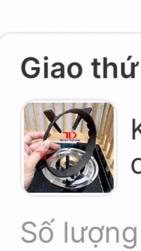 Sản phẩm tốt, vừa kiềng vừa chắn gió, gang đúc nguyên khối.rất hài lòng.