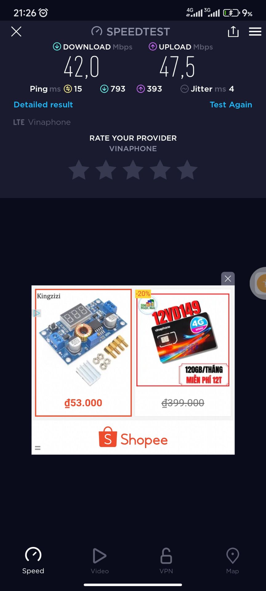 mua tới nay gần 1 tuần phát hiện mạng chậm nhất khoảng chơi game giật lag cực kỳ làm gián đoạn rất ức chế, shop bán kiểu ko có tâm