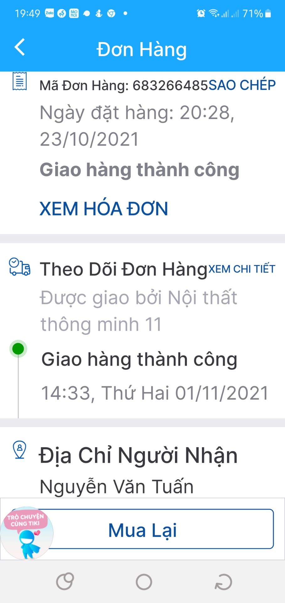 Shop giao hàng thiếu 01 sp.