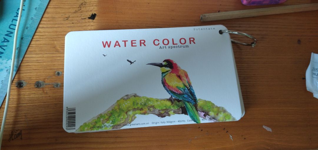 Sản phẩm y hình nha :3 giấy không có vân và dày, mình chưa dùng nhưng mọi người review tô màu khá ổn rồi nên chắc oke thôi.