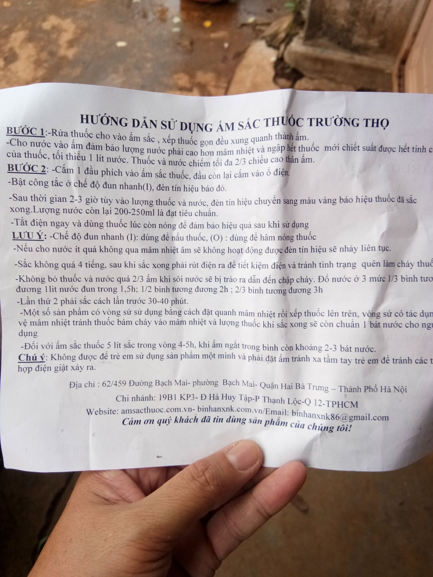 mình mua ấm siêu tốc đun nước Sao lại giao ấm sắc thuốc?