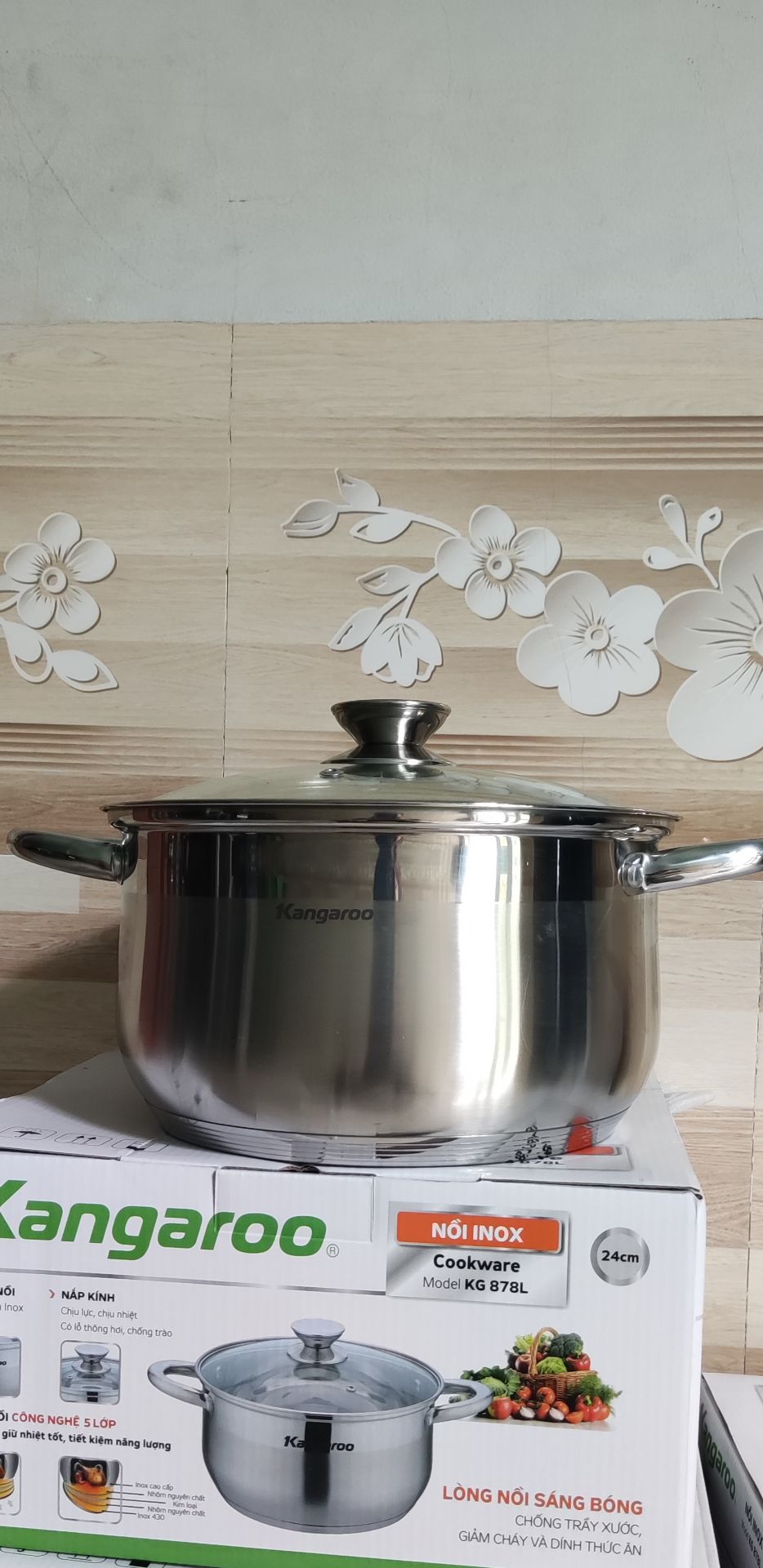 nồi cực kì dày dặn sáng bóng mình rất hài lòng shop nha 
cảm ơn shop