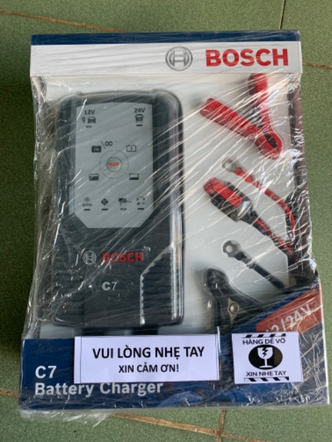 Máy sạc ắc quy ô tô Bosch C7, Ắc Quy Sài Gòn