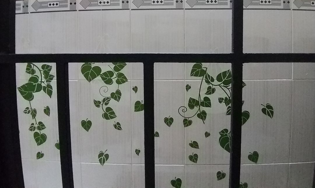 Mặc dù là có thấy mô tả dán kính nhưng do thấy đẹp nên mình mua về dán tường thử.
Decal dễ dán, dễ bố trí theo ý thích của mỗi người.
Nếu tường nhà mình màu sậm hơn thì tốt, có thể nhìn rõ cái chậu cây.
Decal chất lượng tốt. Sẽ mua tiếp khi có nhu cầu.