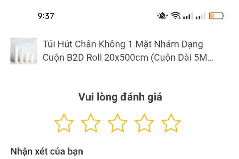 Mua 20x500 giá 80 nghìn mà giao 15 cm  nhưng hỗ trợ khách hàng nhiệt tình nên cho 3 sao