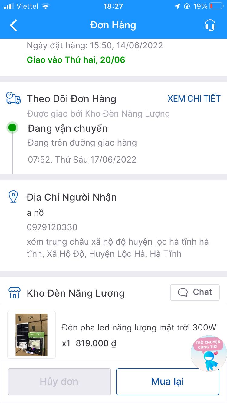 Giao hàng k đúng không uy tín