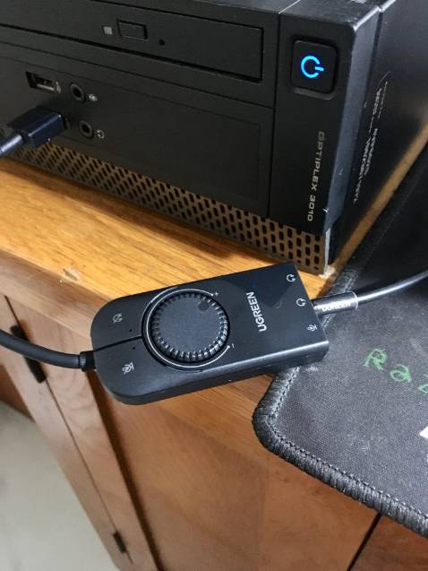 Nên dùng dây Audio 3,5mm ra 2 đầu RCA kết hợp với usb sound card cùng loại Ugreen thì đồng bộ chất lượng sẽ tốt hơn! Nên dùng dây Audio 3,5mm ra 2 đầu RCA kết hợp với usb sound card cùng loại Ugreen thì đồng bộ chất lượng sẽ tốt hơn!